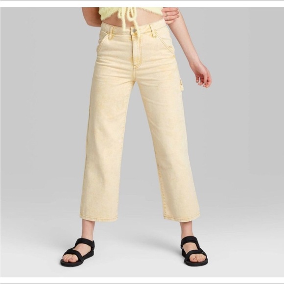 Yellow Carpenter Jeans - Picture 1 of 5